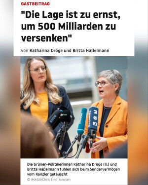 Einer der neuesten Instagram-Posts von Britta Haßelmann